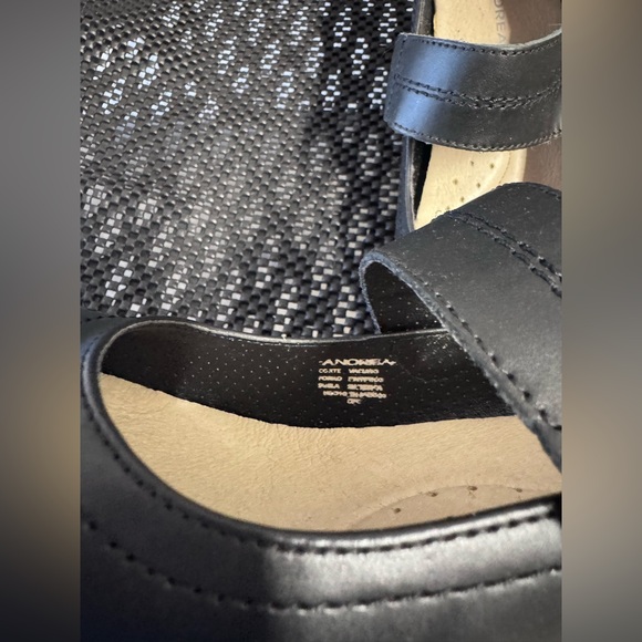 ANDREA  Black Mary Jane Heels - Picture 7 of 10